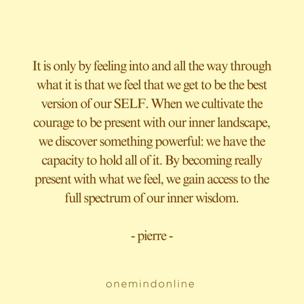 This is a quote by pierre for meditation: 