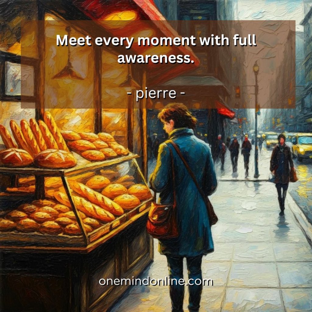 This is a quote by pierre for meditation: 