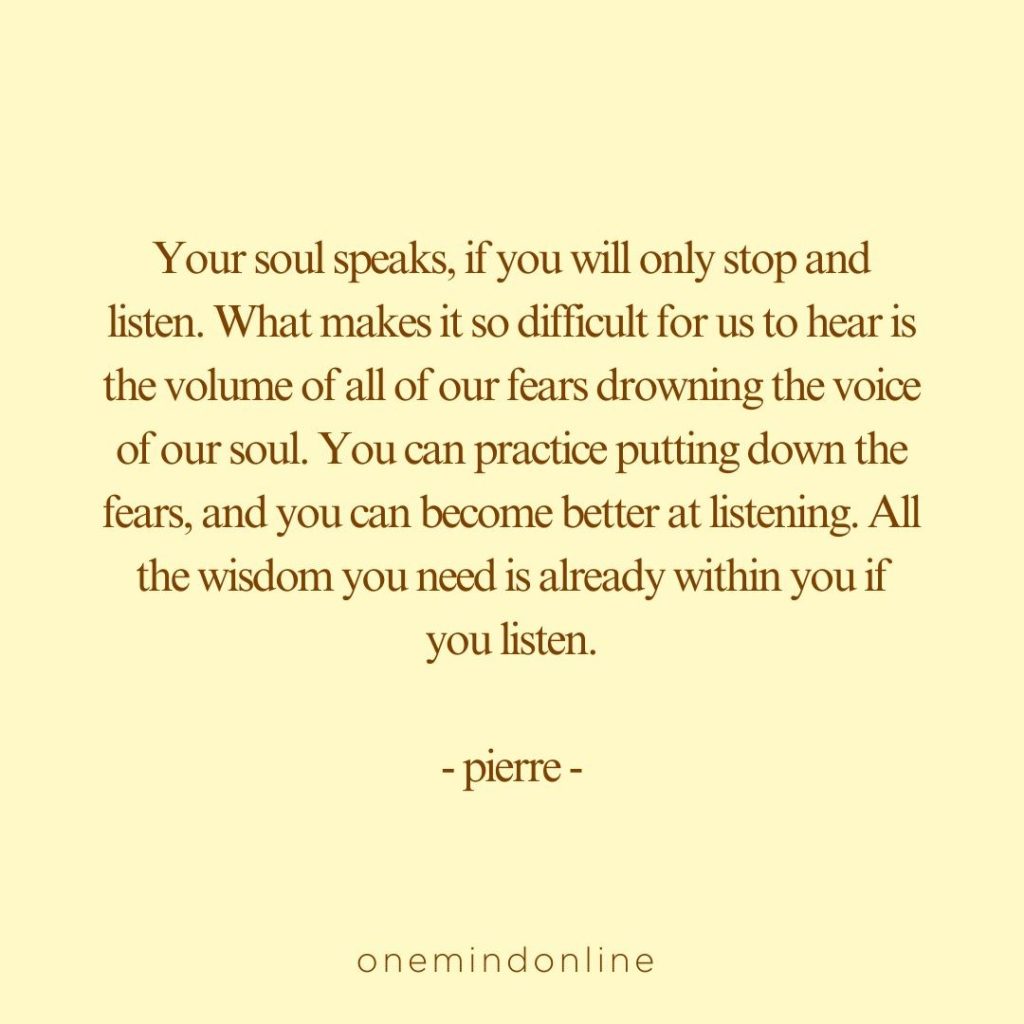 This is a quote by pierre for meditation: 