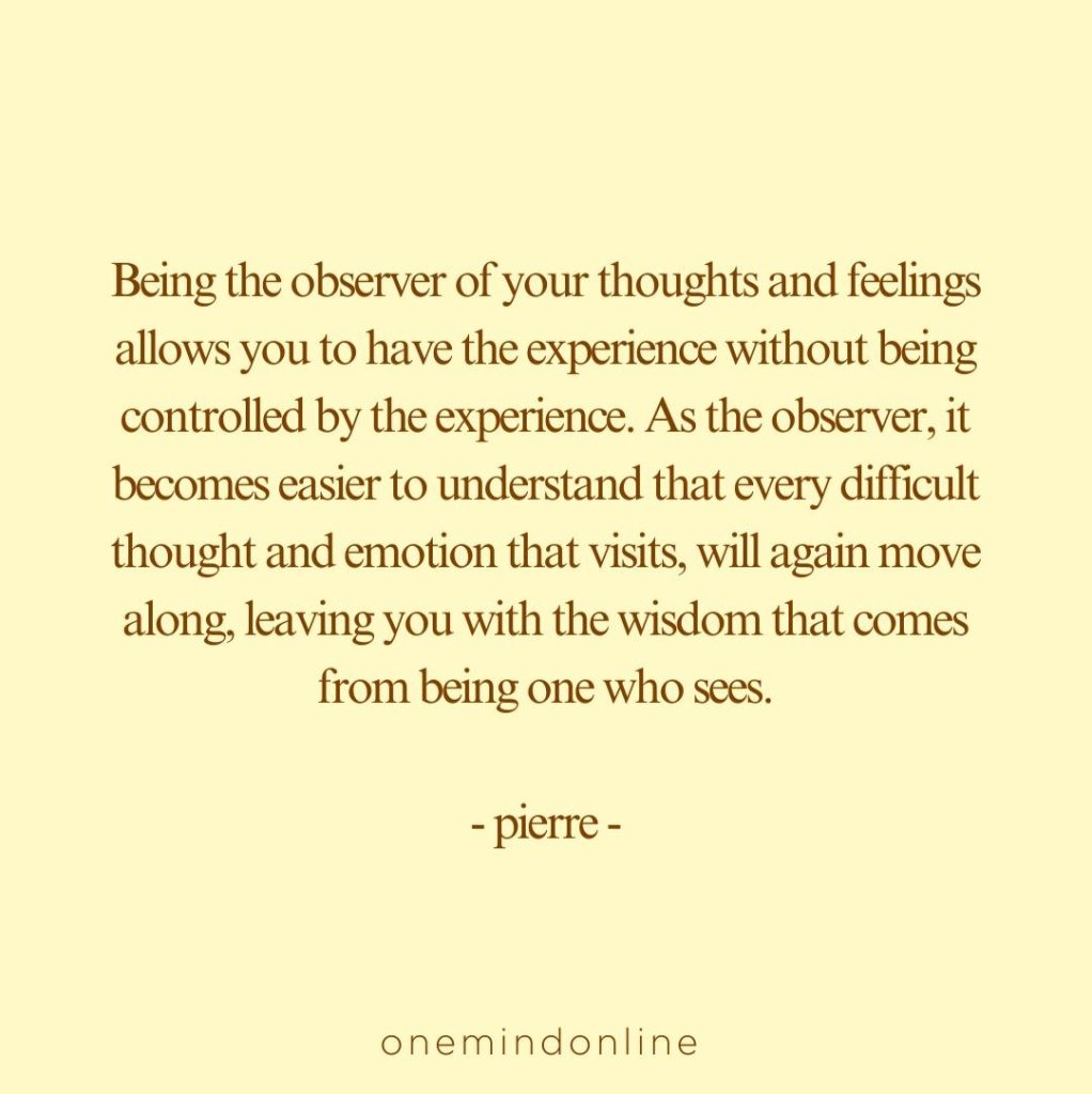 This is a quote by pierre for meditation: 