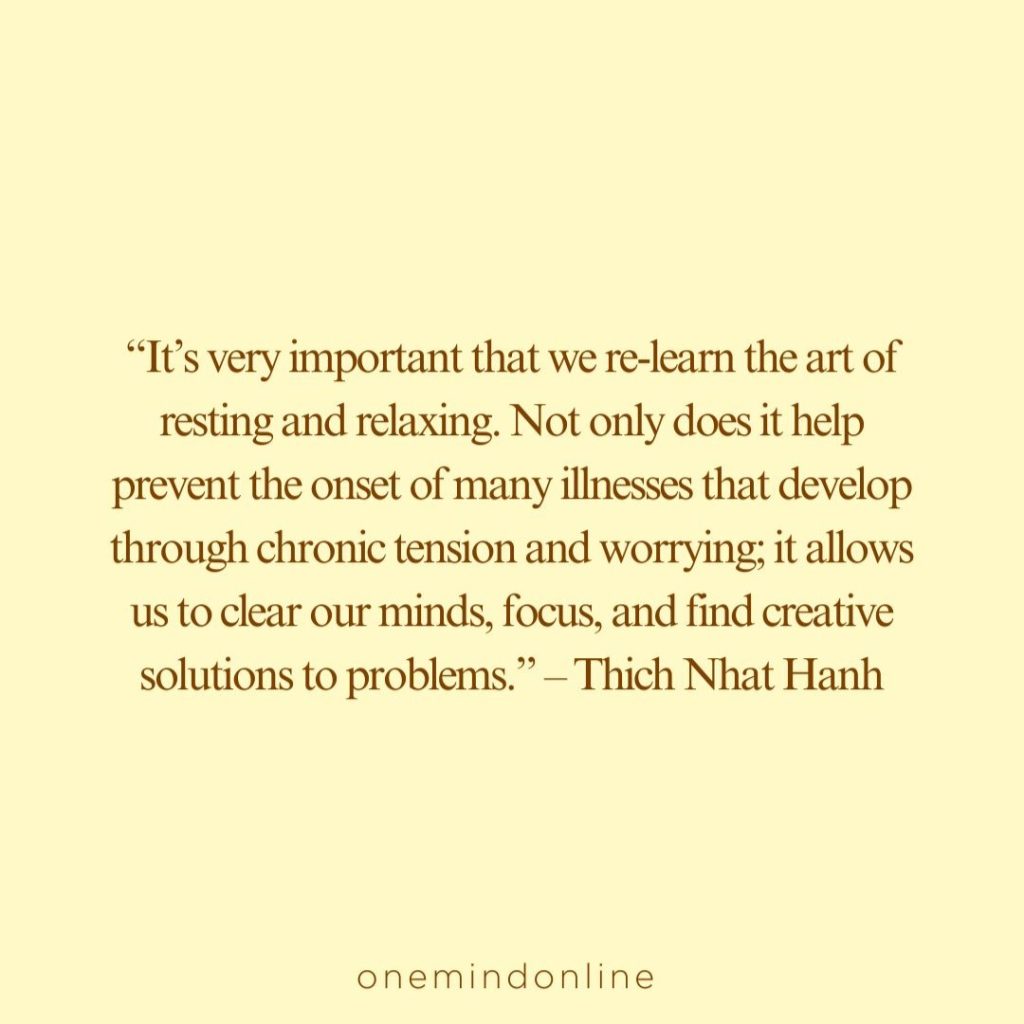 This is a quote by Thich Nhat Hanh for meditation: 